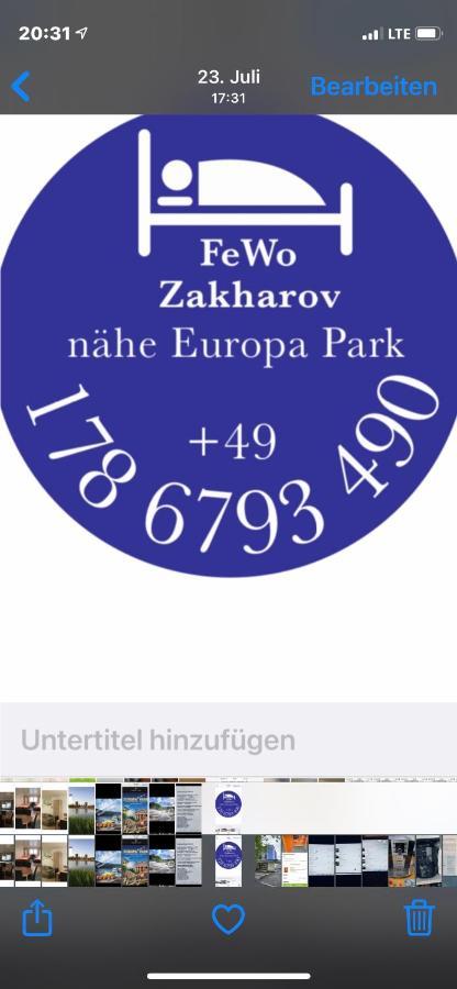 Fewo Zakharov Lahr  Exterior photo